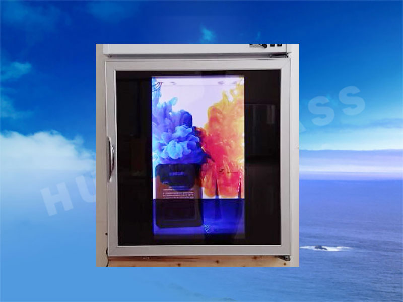 LCD display screen glass door